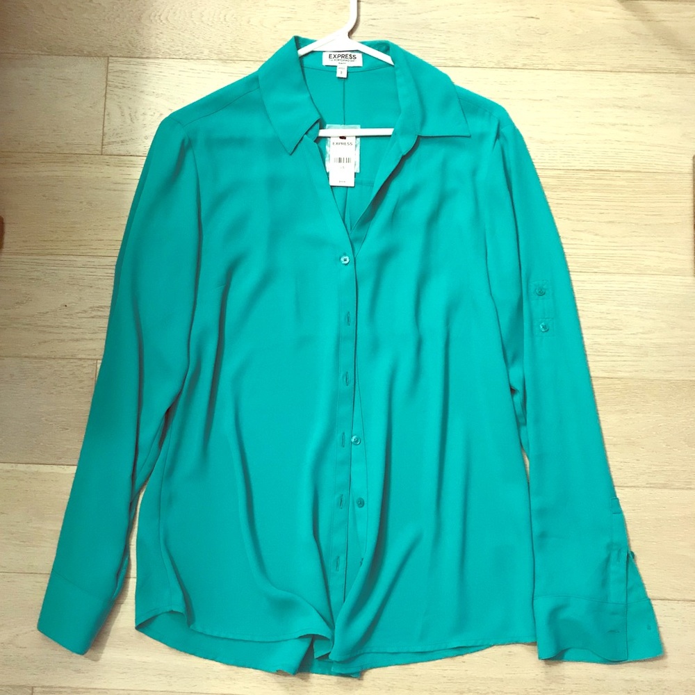 Turquoise green Express Portofino top